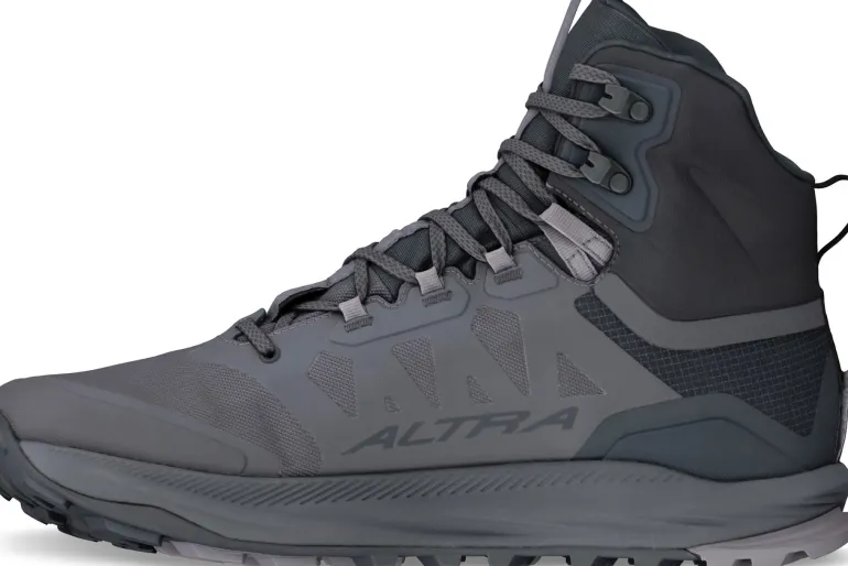 Altra Mens Lone Peak 9 Waterproof Mid Boots - Black-Gray