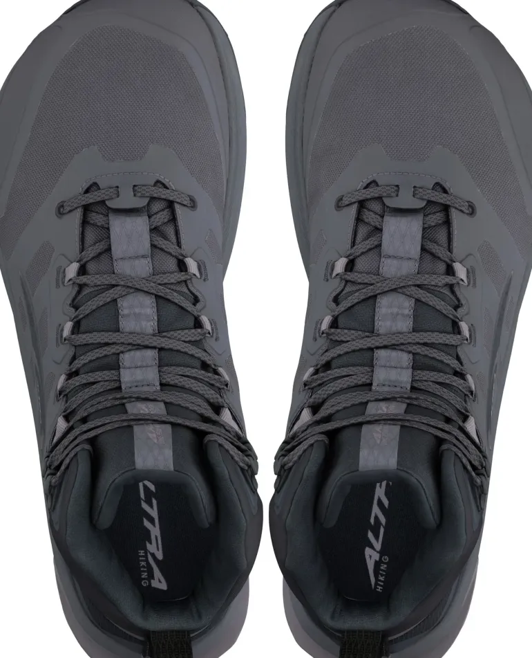 Altra Mens Lone Peak 9 Waterproof Mid Boots - Black-Gray