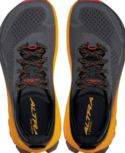 Altra Mens Olympus 6 Trail Shoes - Black-Orange