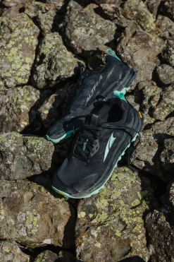 Altra Womens Lone Peak 9+ Trail Shoes - Teal-Black