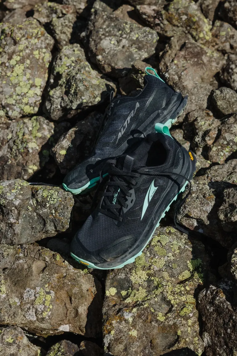 Altra Womens Lone Peak 9+ Trail Shoes - Teal-Black