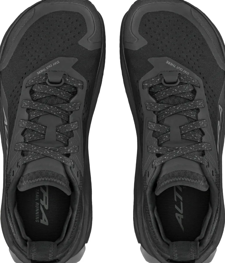 Altra Womens Olympus 6 Trail Shoes - Black-Black