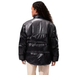 Berghaus Unisex Blockback Down Jacket - Jet Black-Grey Pinstripe
