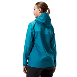 Berghaus Womens Deluge Pro 3.0 Jacket - Deep Ocean-Jungle Jewel