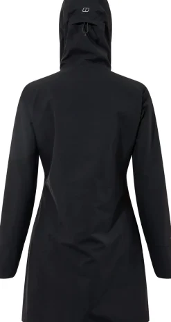 Berghaus Womens Omeara Long Shell Jacket - Black