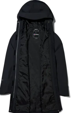 Berghaus Womens Omeara Long Shell Jacket - Black