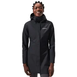 Berghaus Womens Omeara Long Shell Jacket - Black