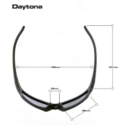 BLOC Daytona Sunglasses - Matt Black-Blue Mirror