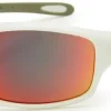 BLOC Daytona Sunglasses - Shiny White-Red Mirror