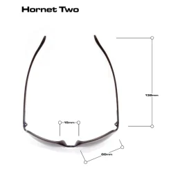 BLOC Hornet Two Sunglasses - Matt Black-Polarised Grey