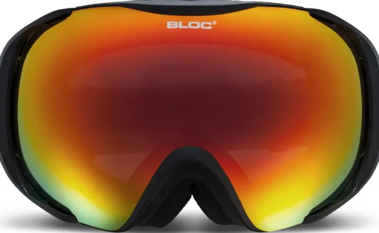 BLOC Mask Goggle - Matt Black-Dark Brown Red Mirror