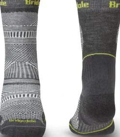 Bridgedale Mens Hike Ultralight T2 Coolmax Performance Original Boot Socks - Graphite