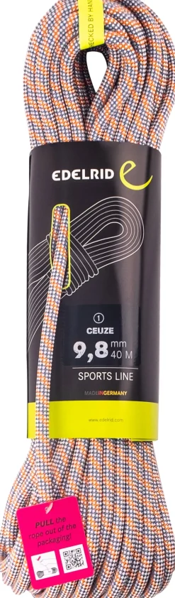 Edelrid Ceuze 9.8mm x 80m Climbing Rope - Icemint-Sahara