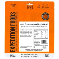 Expedition Foods Chilli Con Carne with Rice - 800kcal