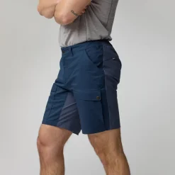 Fjallraven Mens Abisko Hybrid Trail Shorts - Navy
