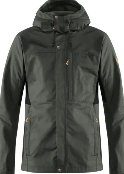 Fjallraven Mens Kaipak Jacket - Dark Grey-Black