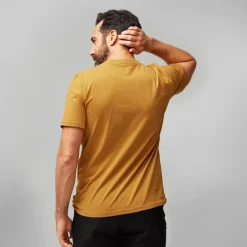 Fjallraven Mens Lush Logo T-shirt - Acorn