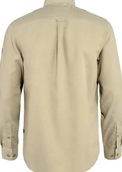 Fjallraven Mens Ovik Travel LS Shirt - Sand Stone