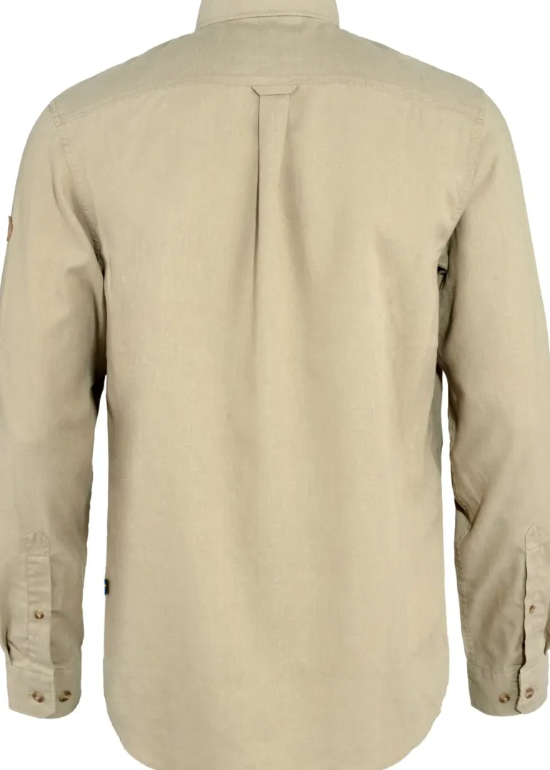 Fjallraven Mens Ovik Travel LS Shirt - Sand Stone