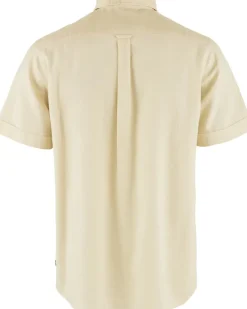 Fjallraven Mens Ovik Travel SS Shirt - Chalk White