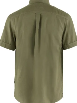 Fjallraven Mens Ovik Travel SS Shirt - Green