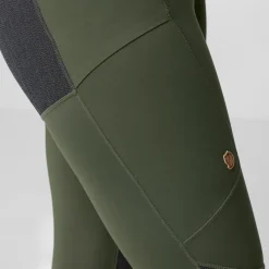 Fjallraven Womens Abisko Trekking Tights HD - Deep Forest