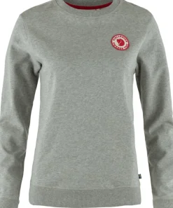 Fjallraven Womens 1960 Logo Badge Sweater - Grey-Melange