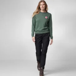 Fjallraven Womens 1960 Logo Badge Sweater - Grey-Melange