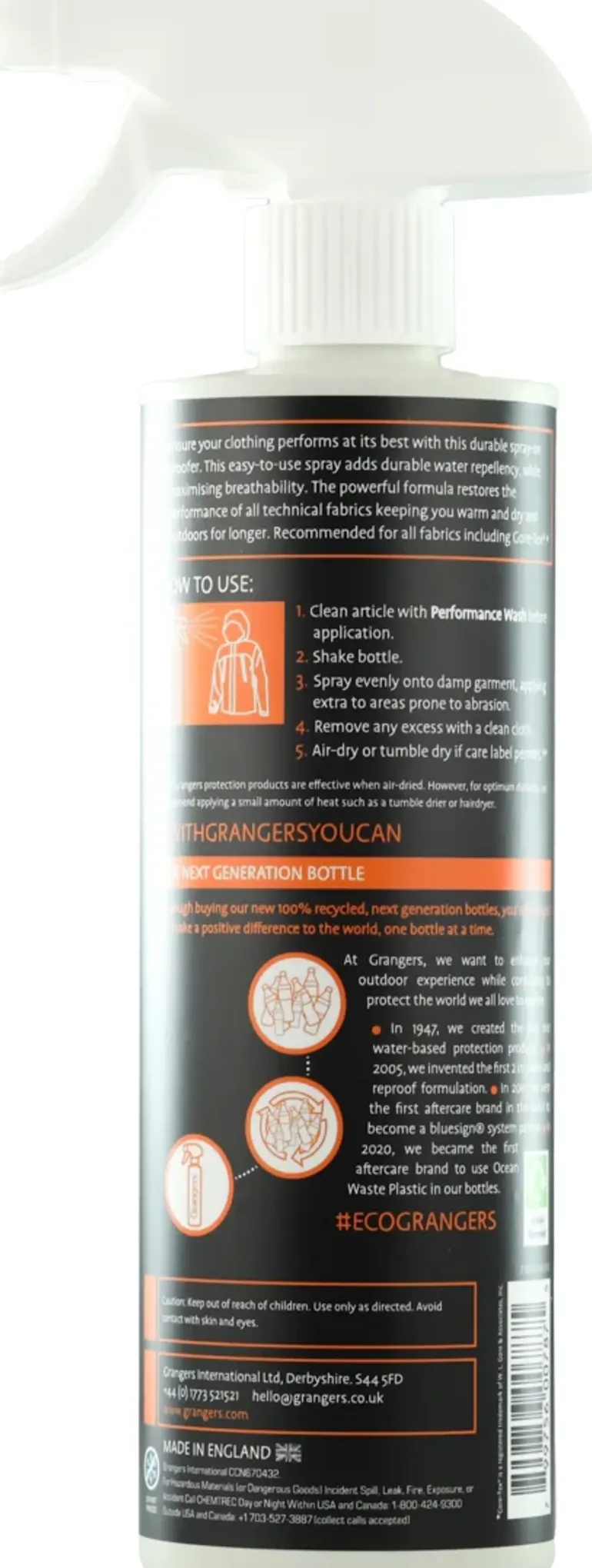 Grangers Performance Repel Plus Spray - 275ml