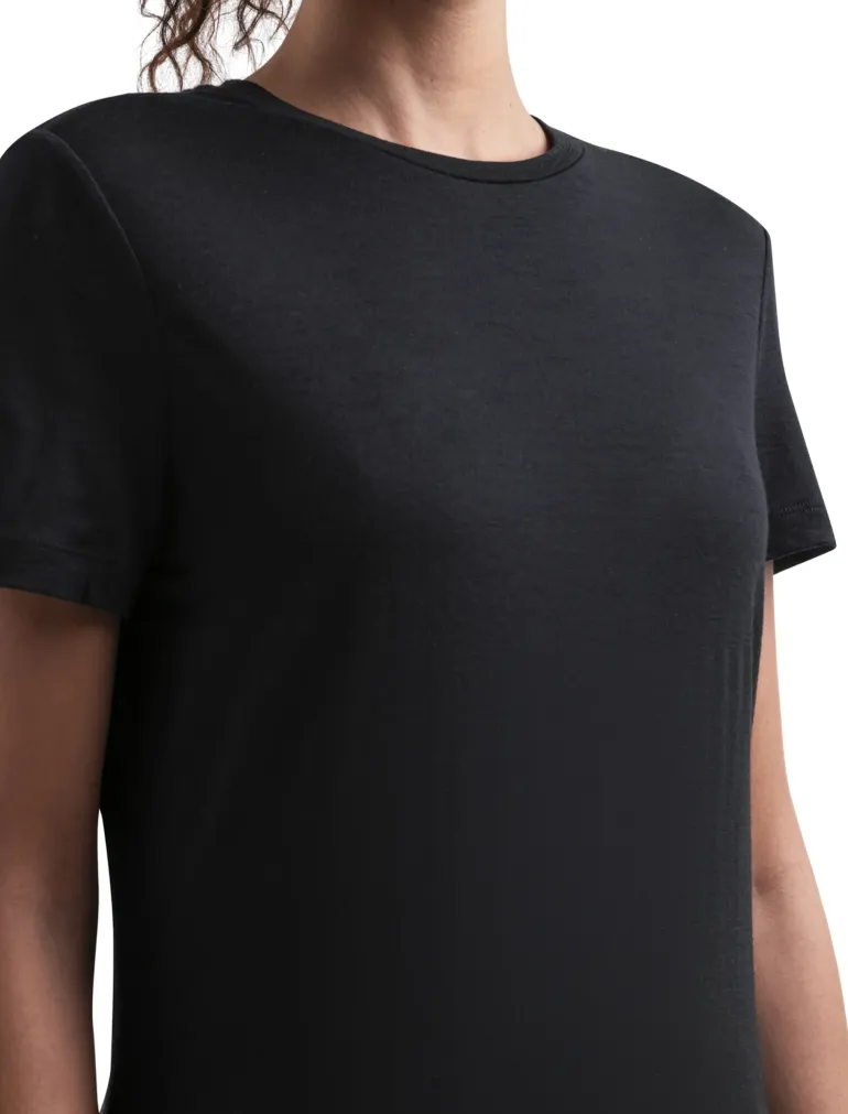 Icebreaker Womens Merino 150 Tech Lite III SS Tee - Black