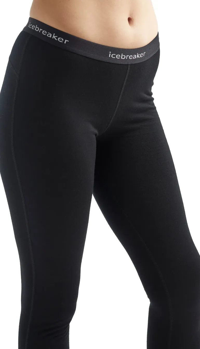 Icebreaker Womens 200 Oasis Leggings - Black
