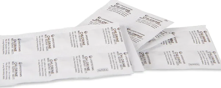 Lifesystems Chlorine Water Purification Tablets