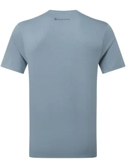 Montane Mens Abstract Mountain T-Shirt - Stone Blue