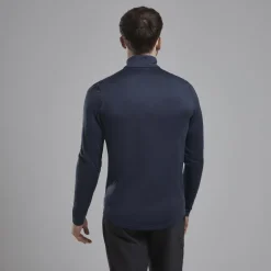 Montane Mens Dart Zip Neck - Eclipse Blue