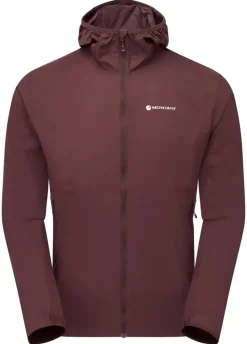 Montane Mens Featherlite Hoodie - Dark Garnet