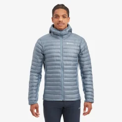 Montane Mens Icarus Lite Hoodie - Stone Blue