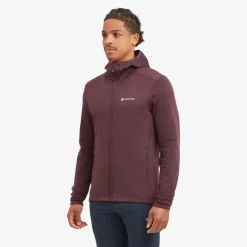 Montane Mens Protium Hoodie - Dark Garnet