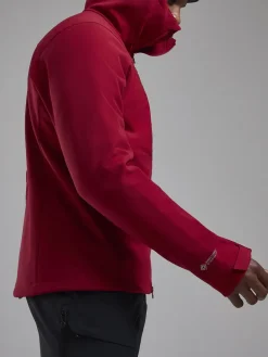 Montane Mens Windjammer XPD Hoodie - Acer Red