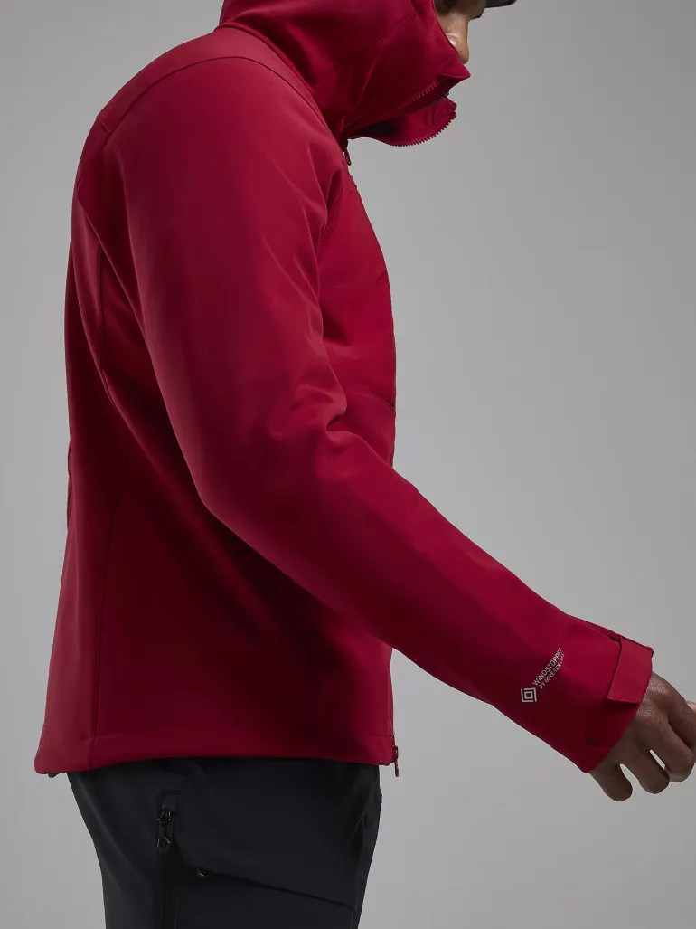Montane Mens Windjammer XPD Hoodie - Acer Red