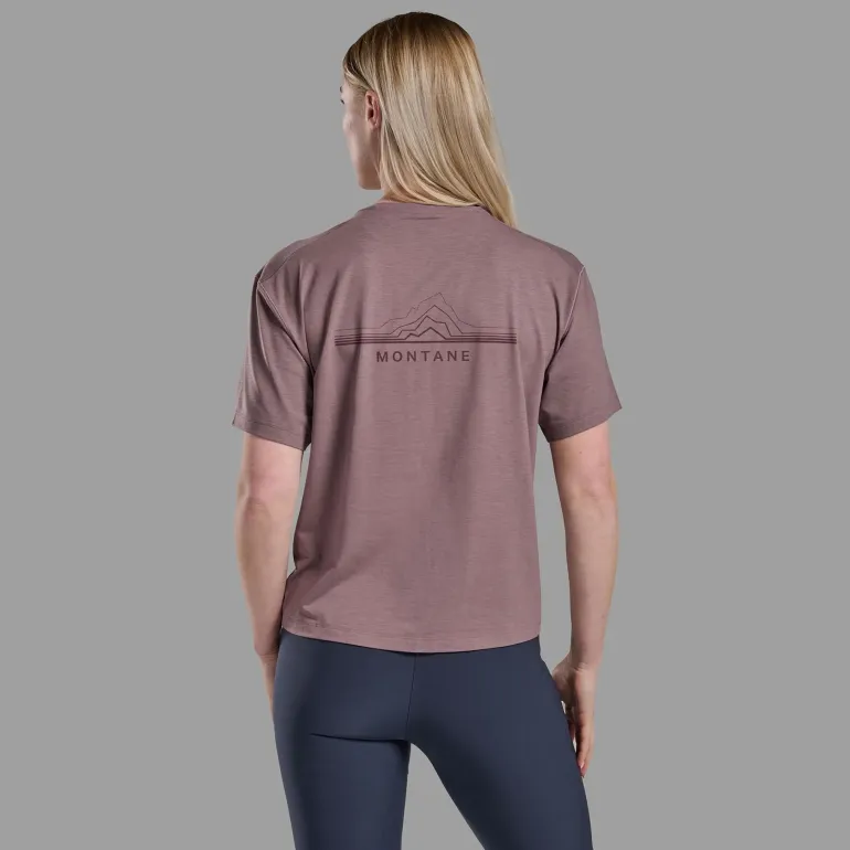 Montane Womens Alhena Mountain 25 T-Shirt - Moonscape