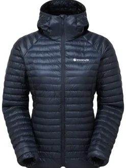 Montane Womens Alpine 850 Nano Hoodie - Eclipse Blue