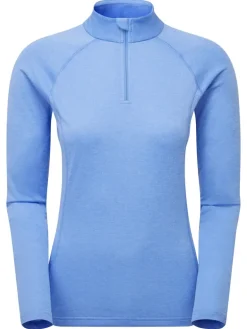 Montane Womens Dart Zip Neck - Cornflower