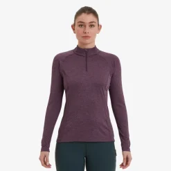 Montane Womens Dart Zip Neck - Mulberry