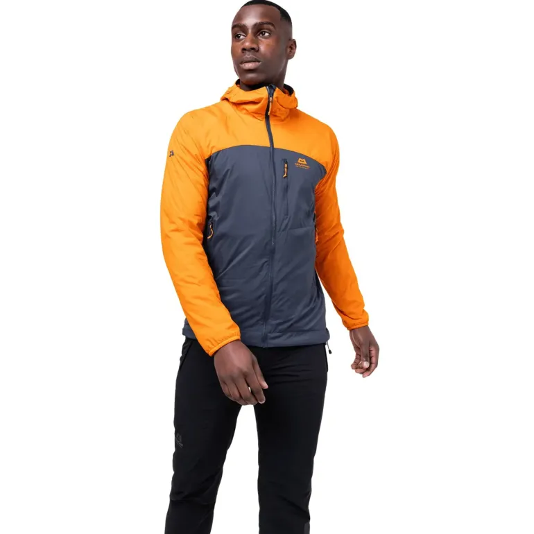 Mountain Equipment Mens Aerotherm Jacket - Blue Nights-Ember