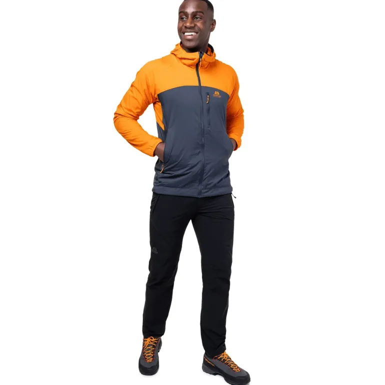 Mountain Equipment Mens Aerotherm Jacket - Blue Nights-Ember