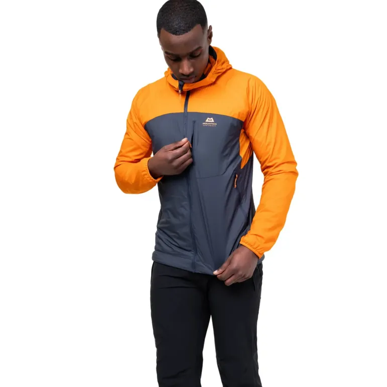 Mountain Equipment Mens Aerotherm Jacket - Blue Nights-Ember