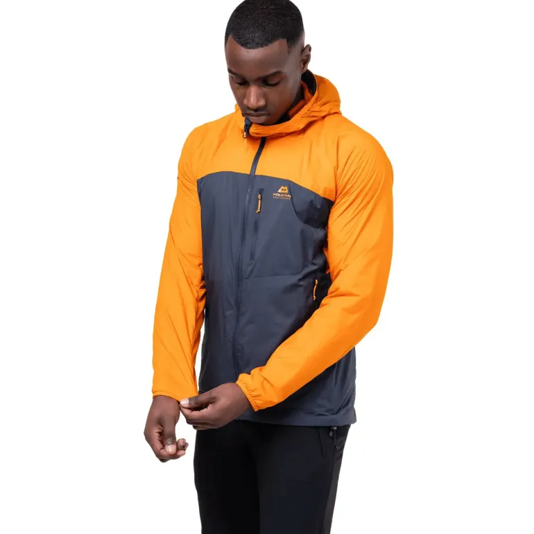 Mountain Equipment Mens Aerotherm Jacket - Blue Nights-Ember