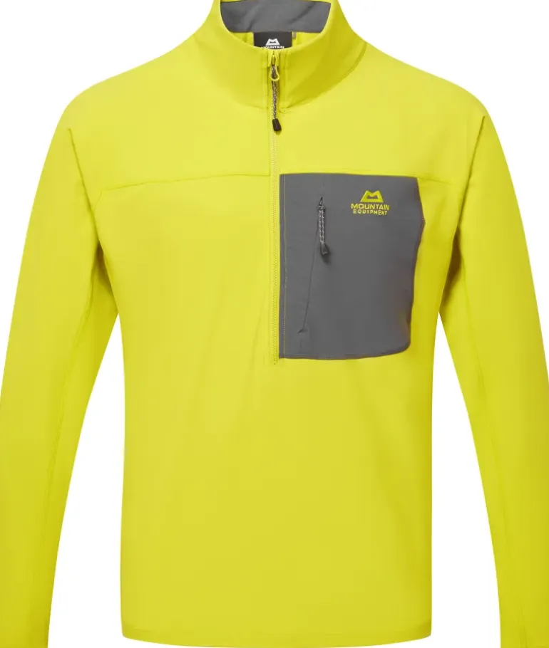 Mountain Equipment Mens Arrow 1/4 Zip - Vine-Anvil Grey