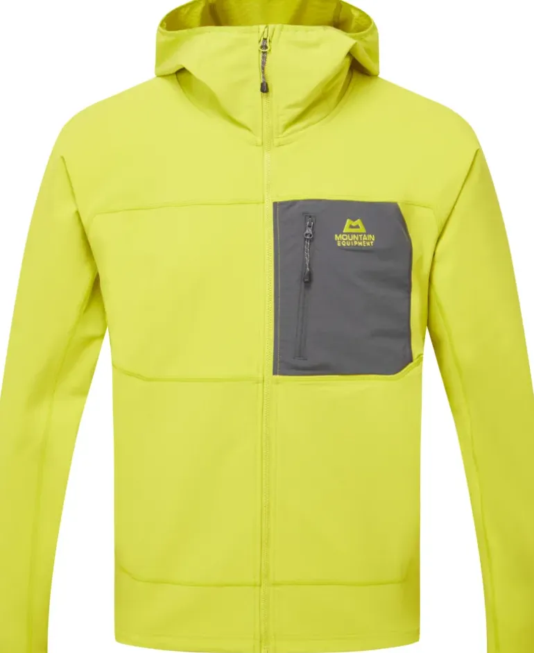 Mountain Equipment Mens Arrow Hooded Jacket - Vine-Anvil Grey