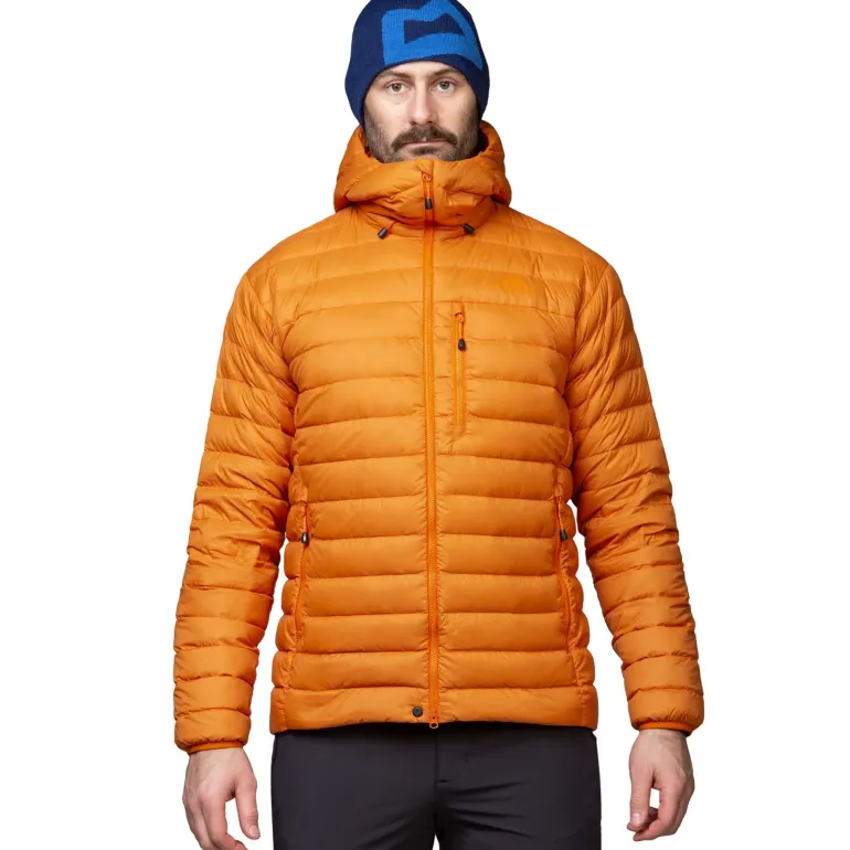 Mountain Equipment Mens Earthrise Hooded Jacket - Dusk-Red Rock